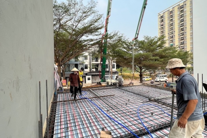 Cập Nhật Tiến Độ Thi Công Bê Tông Sàn Dự Án Phu’s Tại Thủ Đức