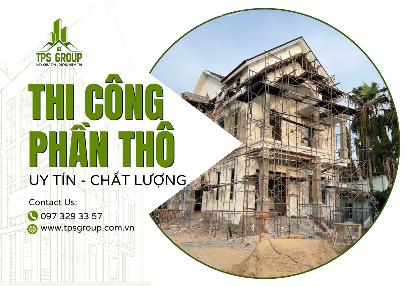 Thi Công Phần Thô Uy Tín - Báo Giá Nhanh Xây Nhà Trọn Gói